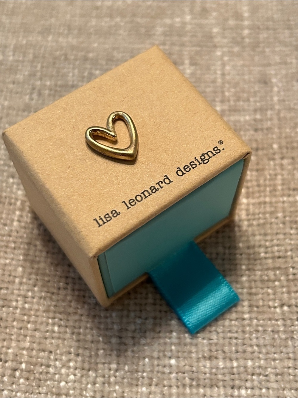 Lisa Leonard Love Grows 1/2” Heart Charm, 10K, NIB